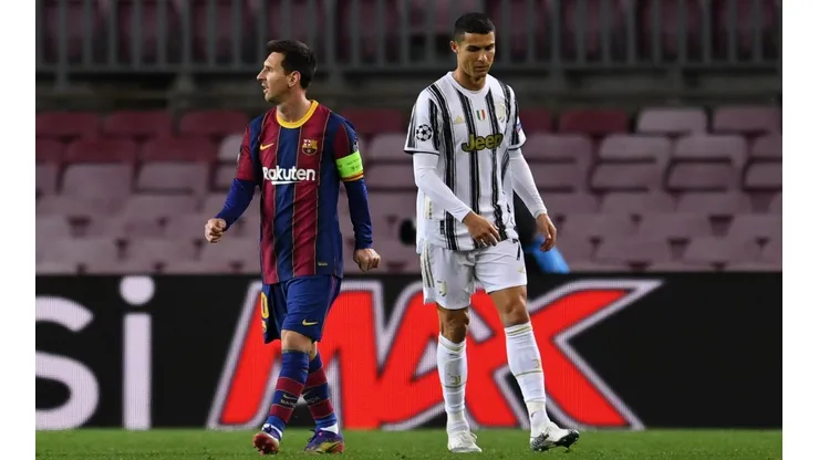 Cristiano Ronaldo y Lionel Messi durante esta Champions League.