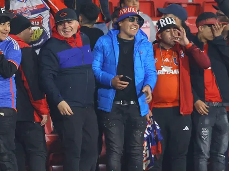 La reacción de Palestino contra hinchas de la U que apoyaron al DIM