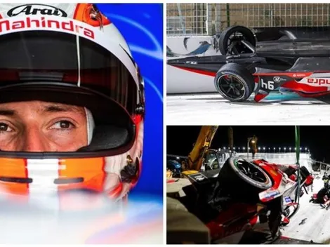 Escalofriante accidente de Alex Lynn marca el E Prix de Diriyah