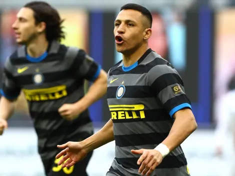 Inter golea y celebra el retorno a la red de un mágico Alexis