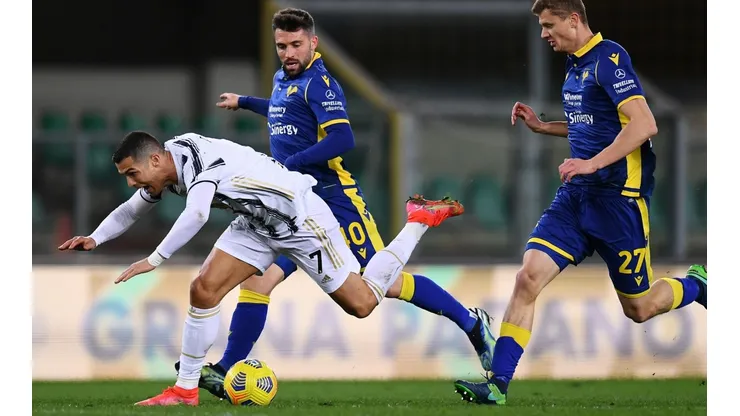 Cristiano anotó, pero no fue suficiente para vencer al Hellas Verona