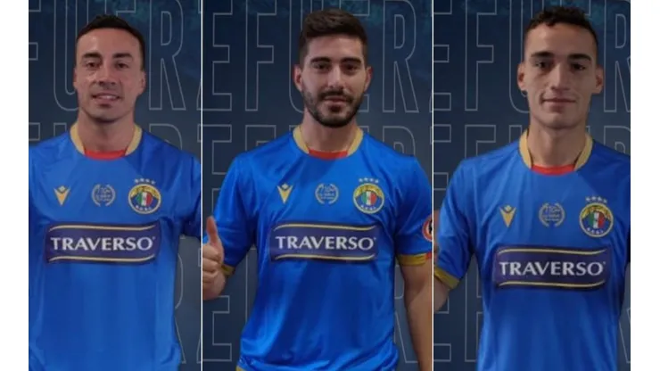 Cereceda, Palacios y Fuentes ya son jugadores de Audax Italiano