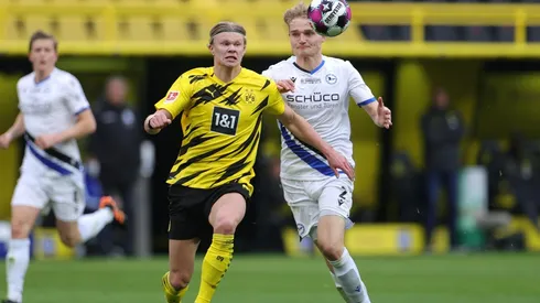 Haaland no marcó, pero asistió en la goleada del Dortmund