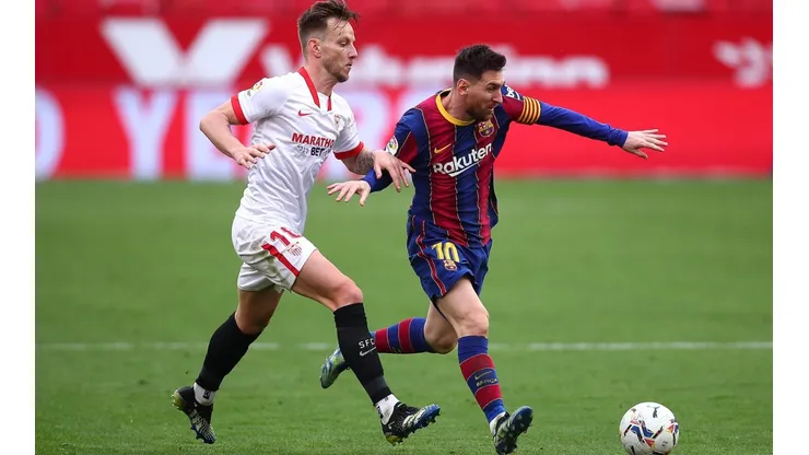 Lionel Messi fue la gran figura del Barcelona ante el Sevilla
