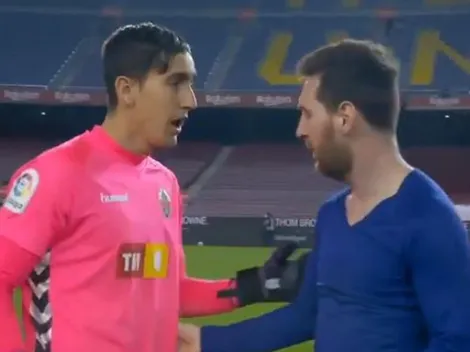 No lo esperaba: arquero del Elche quedó atónito tras petición de Messi