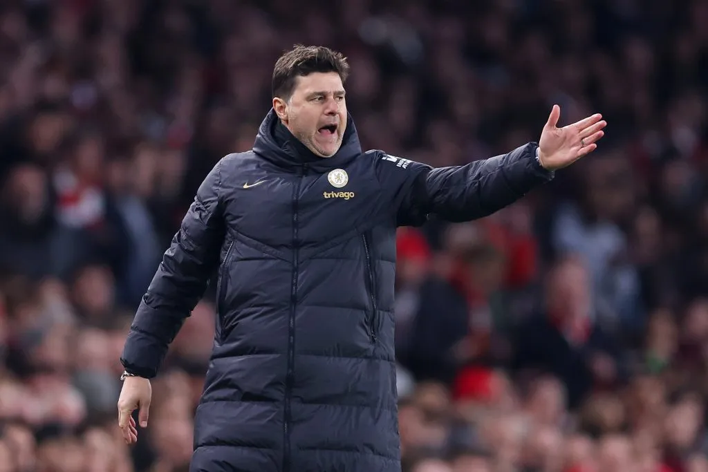 Mauricio Pochettino viene de dirigir 51 en el Chelsea, donde logró 26  triunfos, 11 empates y 14 derrotas. | Foto: Getty Images.