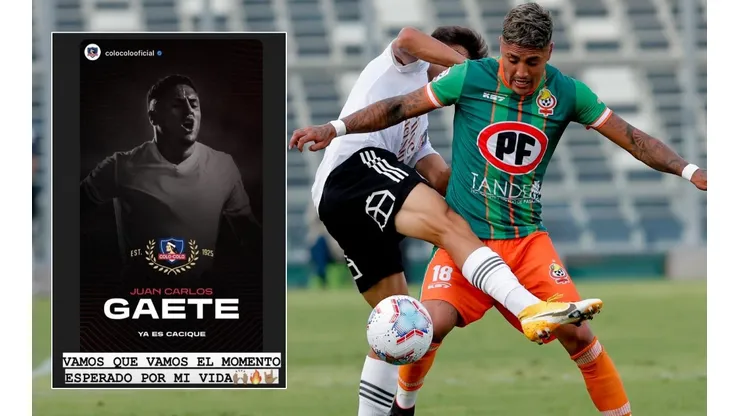 Gaete festejó con todo su llegada a Colo Colo