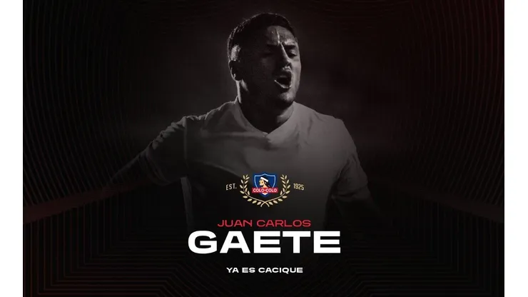 Gaete ya es jugador de Colo Colo para el 2021