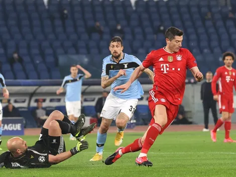 Lewandowski es el tercer máximo goleador en Champions