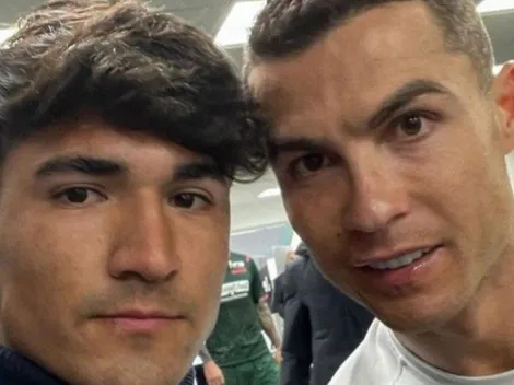 Luis Rojas se saca tremenda selfie con Cristiano Ronaldo