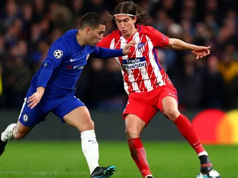 Filipe Luis critica la actitud de Hazard: "No entrenaba bien"
