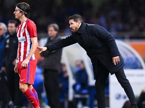 Filipe Luis furioso con el Daily Mail por culpa del Cholo Simeone
