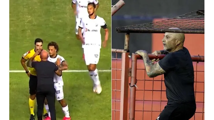Las imágenes de Sampaoli dieron la vuelta al mundo
