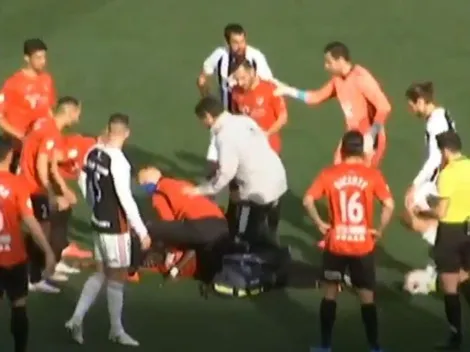 Héroe: DT del Badajoz saltó a la cancha y salvó la vida de jugador rival