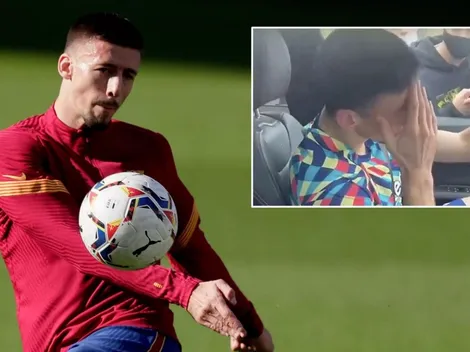Lenglet estalla en llanto tras provocar penal contra el Barça