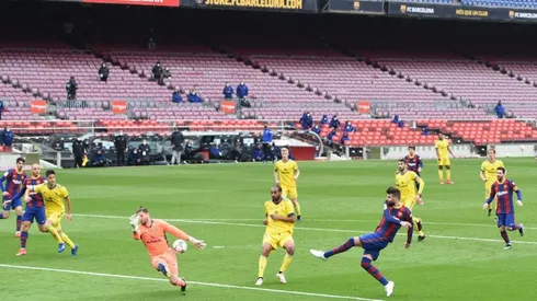 Piqué reconoció que la lucha por La Liga se puso cuesta arriba para los azulgrana.