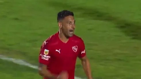 Insaurralde jugó su primer partido por Independiente
