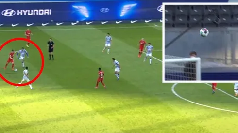 El golazo de larga distancia de Sabitzer