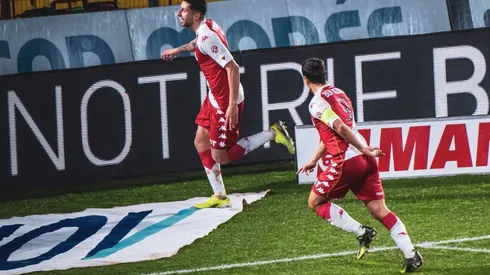 Bam Bam Maripán festeja su nuevo gol en Mónaco... contra PSG.