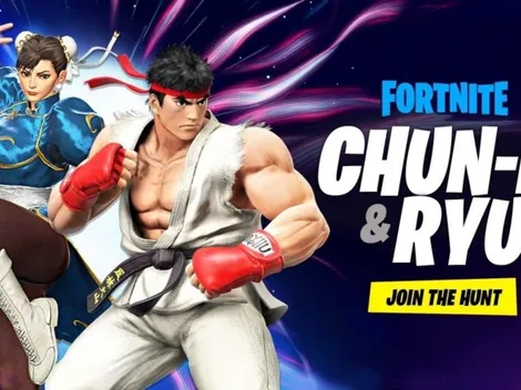 Skins de Ryu y Chun-Li disponibles en Fortnite