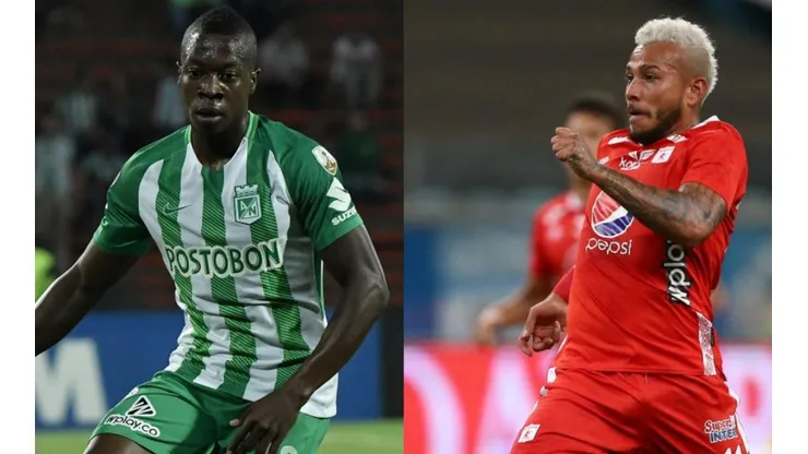 Atlético Nacional y América de Cali animan un partidazo por la 1° División A de Colombia.