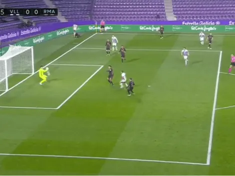 Video: La gran parada de Courtois a remate de Orellana