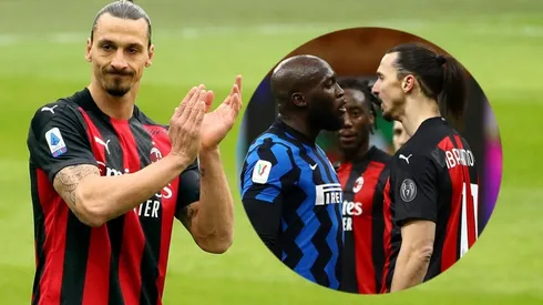 Zlatan aplaude el golazo de su archirrival Lukaku.