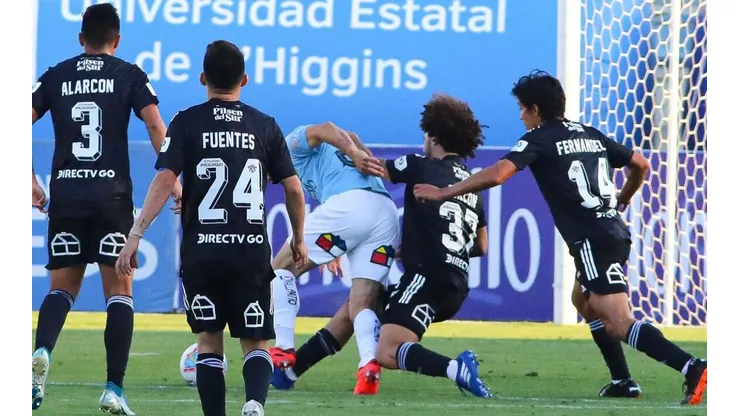El momento del penal de Falcón a O'Higgins