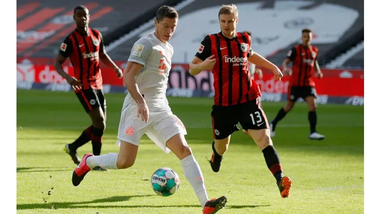 Bayern Múnich cayó en su visita a Frankfurt