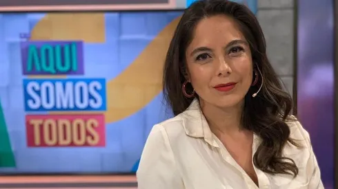 Ángeles Araya fue panelista de "Bienvenidos" antes de convertirse en la animadora de "Aquí Somos Todos".