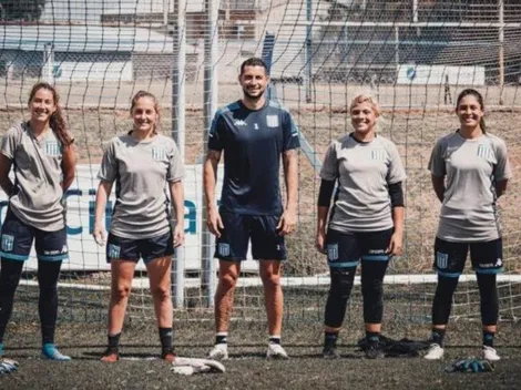 ¡Gran gesto! Arias entrena junto a las arqueras de Racing Club