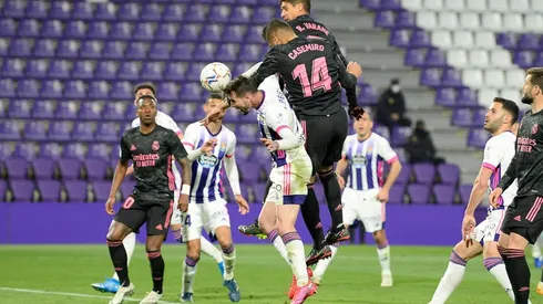 El gran cabezazo de Casemiro con el que Real Madrid se impuso a Valladolid.