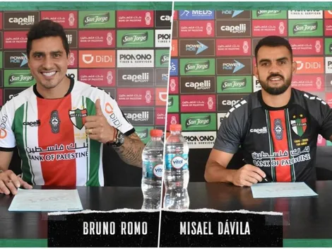 Palestino anuncia los fichajes de Bruno Romo y Misael Dávila