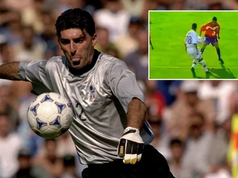 Pagliuca cuenta la firme del penal de Ronald Fuentes en 1998