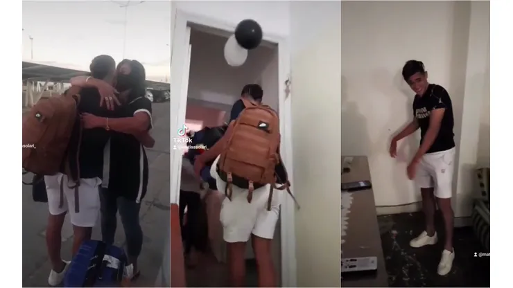 Pablo Solari tuvo un recibimiento de héroe en San Luis, su residencia en Argentina. El delantero trasandino fue clave en la salvación de Colo Colo