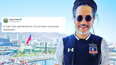 Quique Neira cumple su manda y ya no fuma marihuana con Colo Colo salvado de descenso...