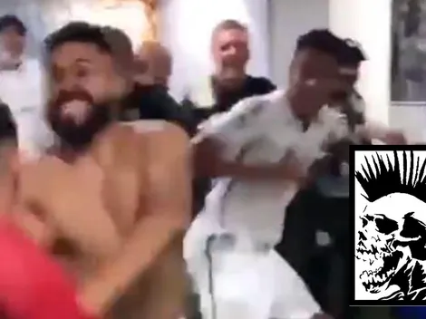 Se dieron con todo: Santos celebró triunfo con un mosh punk