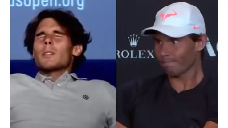 Rafa Nadal había sufrido un calambre similar en el US Open de 2011