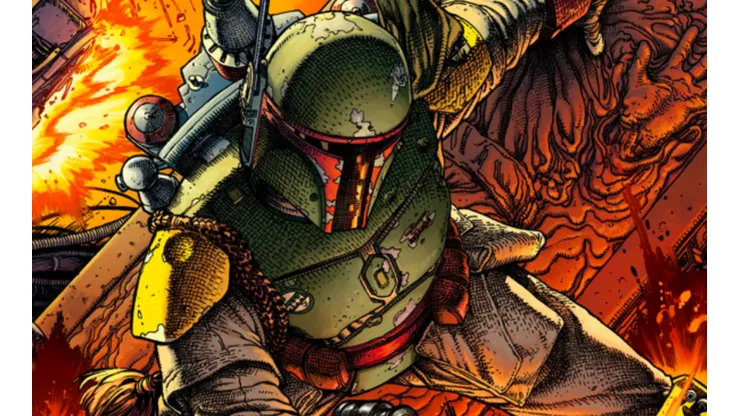 Bobba Fett en la portada de "War of the Bounty Hunters", el nuevo cómic de Marvel inspirado por el universo "Star Wars".
