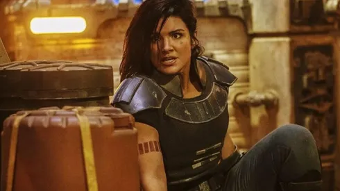 Gina Carano cuando aún era Cara Dune en "The Mandalorian".