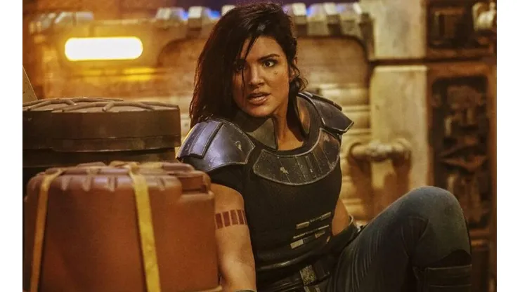 Gina Carano cuando aún era Cara Dune en "The Mandalorian".