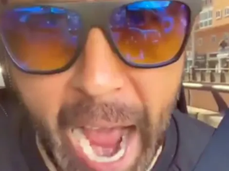 Bravo grita a todo pulmón su arenga para Colo Colo