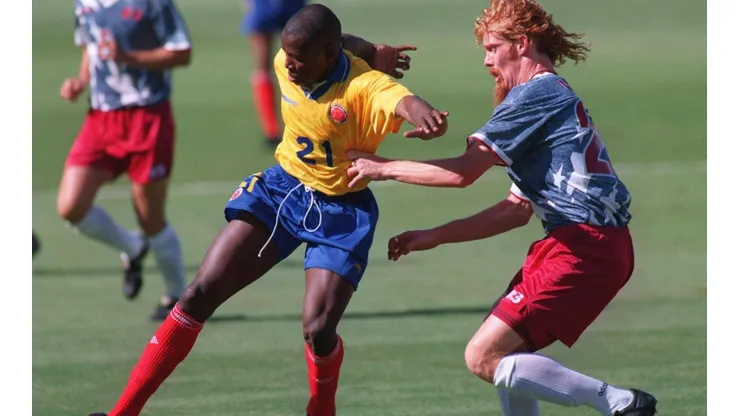 Faustino Asprilla era una de las figuras en la Selección Colombia.
