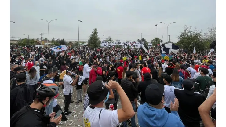 Los hinchas albos llegaron en masa al Monumental
