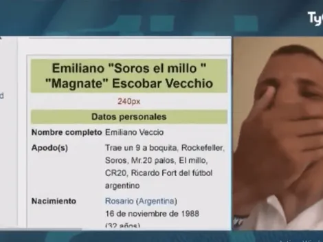 Le tiran la talla en vivo a Vecchio por su perfil en Wikipedia