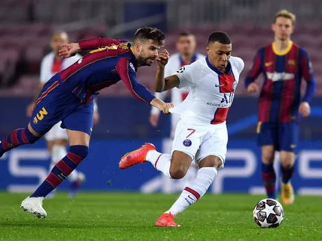 PSG golea al Barcelona con triplete de Mbappé en el Camp Nou