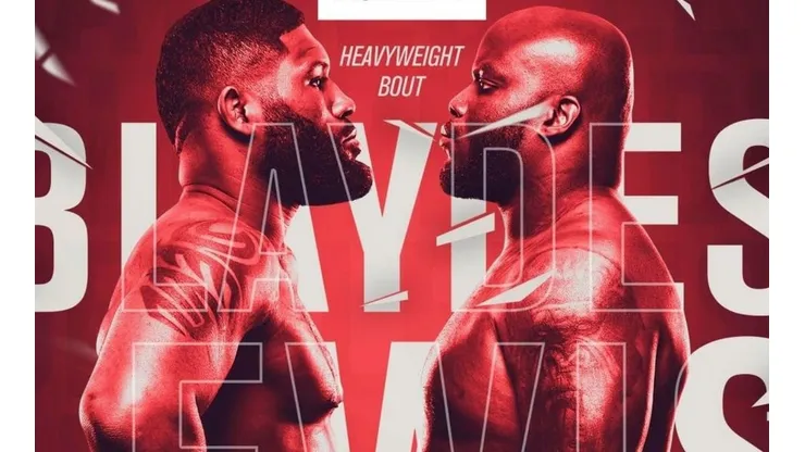 Curtis Blaydes y Derrick Lewis protagonizan el evento central de UFC Vegas 19.