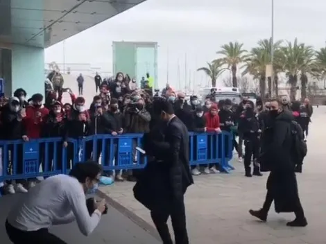 Presidente del PSG es insultado en Barcelona: "¡Deja a Messi, ladrón!"