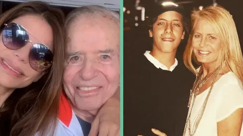 Zulemita junto a su padre Carlos Menem y Máximo Menem Bolocco junto a su madre.