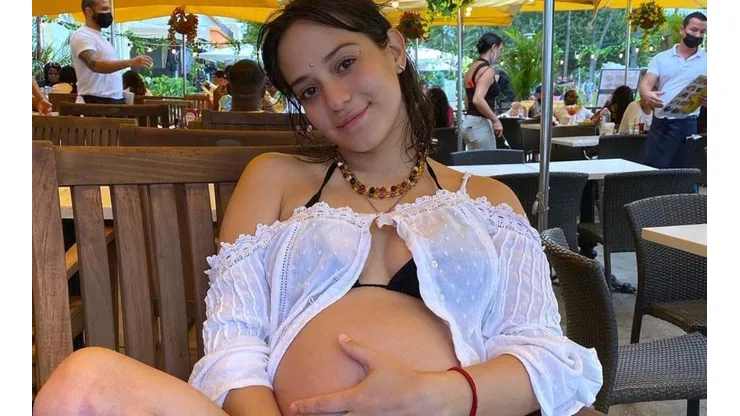 Rocío Toscano retrató su embarazo en Instagram.